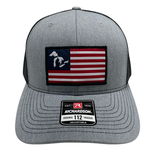 Great Lakes American Flag Hat