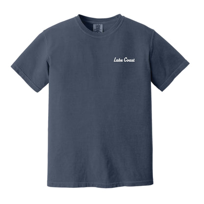 Great Lakes American Flag - Navy - Unisex Garment Dyed
