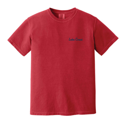 Great Lakes American Flag - Red - Unisex Garment Dyed