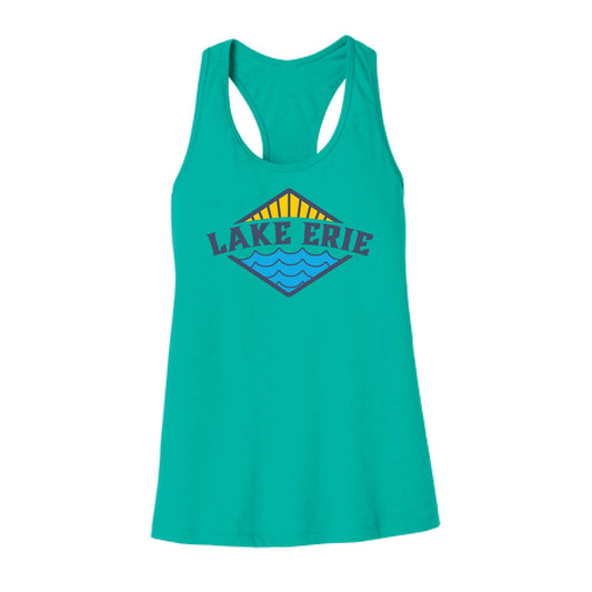 Lake Erie - Women's Jersey Racerback Tank