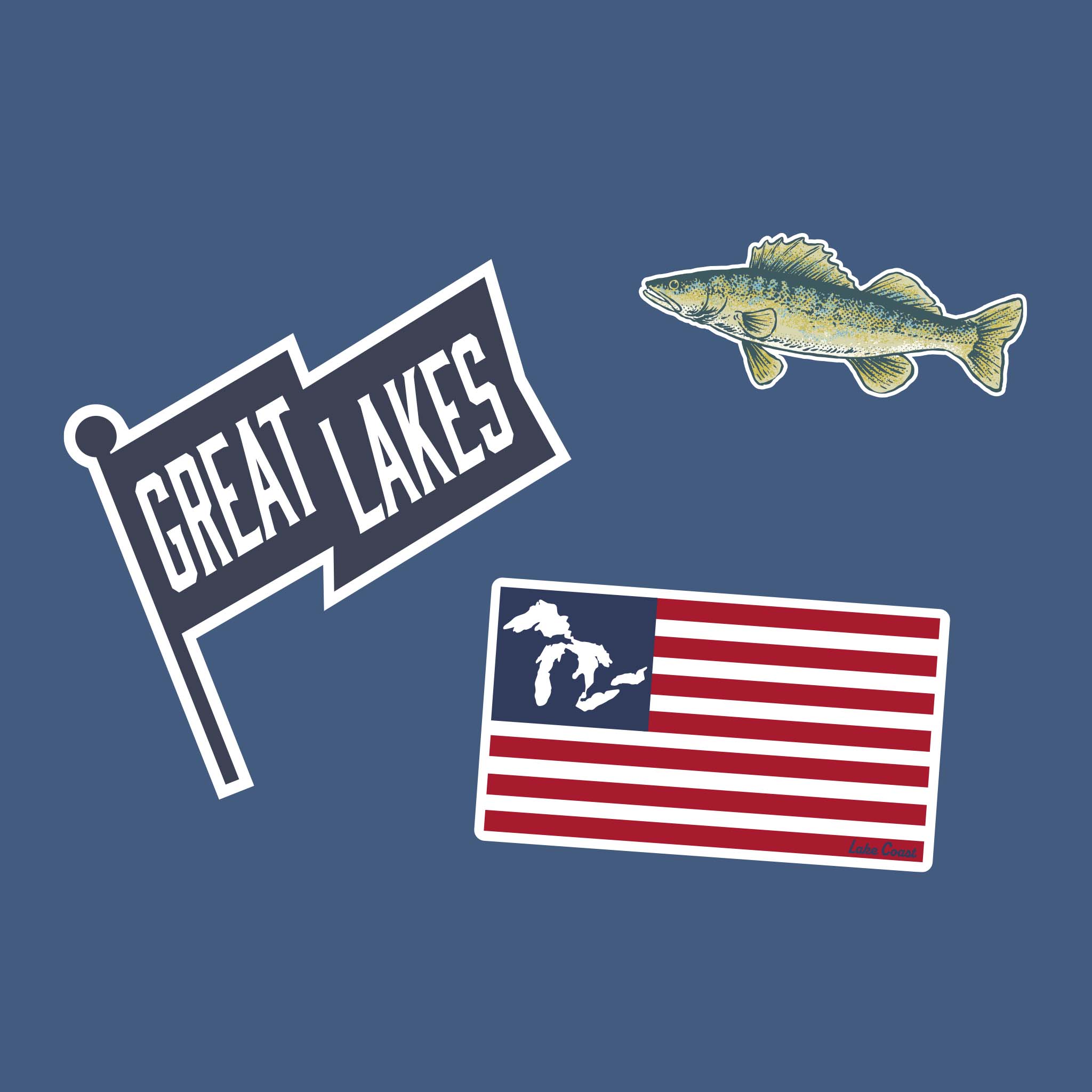 Lake Sticker Pack Sticker Pack – Lake Coast
